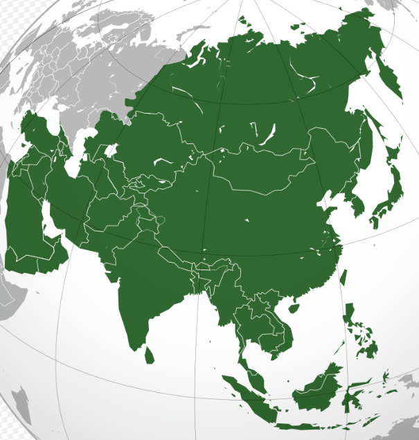 Map of Asia