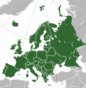 Map of Europe